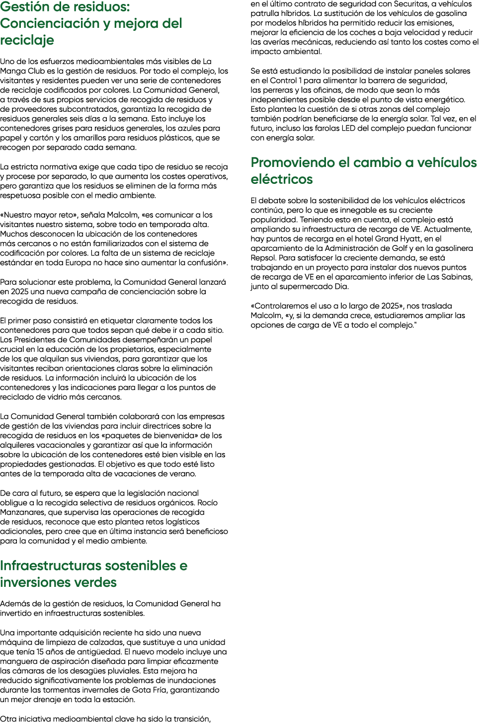 Gesti n de residuos: Concienciaci n y mejora del reciclaje Uno de los esfuerzos medioambientales m s visibles de La M...
