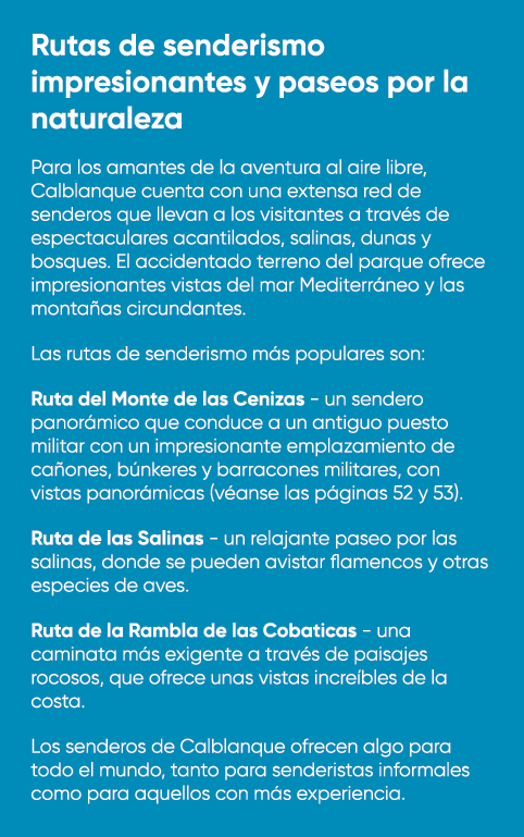 Rutas de senderismo impresionantes y paseos por la naturaleza Para los amantes de la aventura al aire libre, Calblanq...