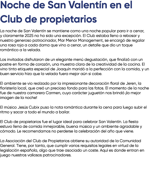 Noche de San Valent n en el Club de propietarios La noche de San Valent n se mantiene como una noche popular para ir ...