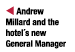  Andrew Millard and the hotel s new General Manager