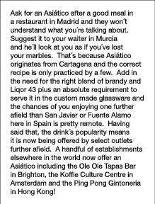 Ask for an Asi tico after a good meal in a restaurant in Madrid and they won t understand what you re talking about     