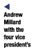   Andrew Millard with the four vice president s