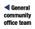  General community office team