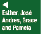   Esther, Jos  Andres, Grace and Pamela