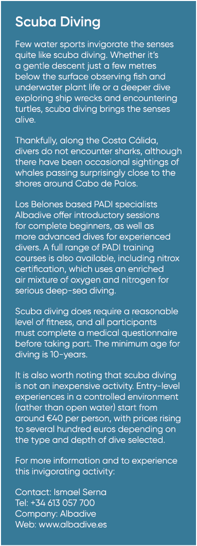 Scuba Diving Few water sports invigorate the senses quite like scuba diving. Whether it’s a gentle descent just a few...