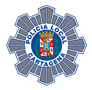 A blue and white police logo. Description generated by AI