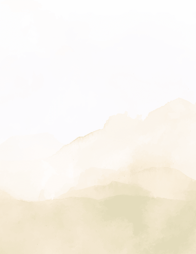 A painting of a mountain range. Description generated by AI