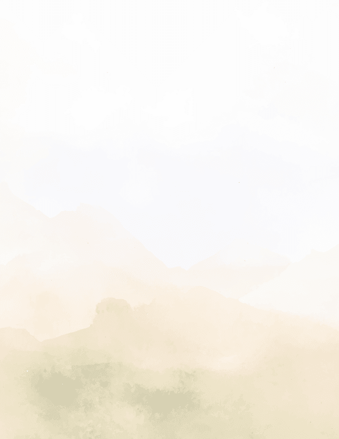 A painting of a mountain range. Description generated by AI