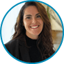 A woman wearing a black shirt and black jacket. Description generated by AI