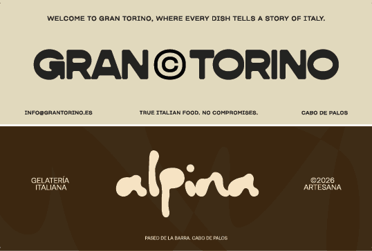 A sign for Gran Torino is displayed. AI generated content