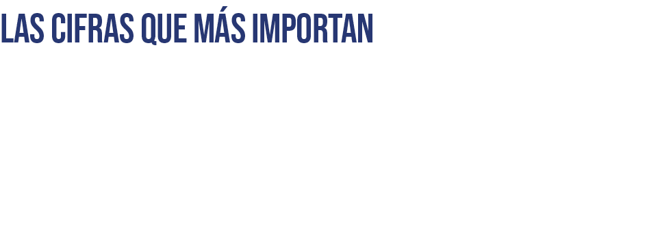 LAS CIFRAS QUE M S IMPORTAN LAs miles de amistades que se han forjado aqu . Los millones de recuerdos vividos. Y es q...