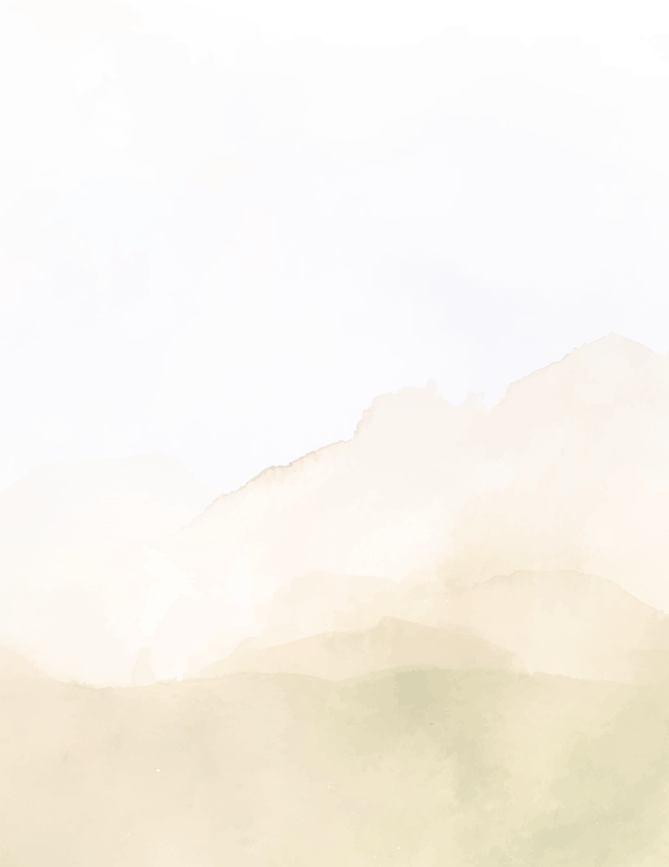 A painting of a mountain range. Description generated by AI