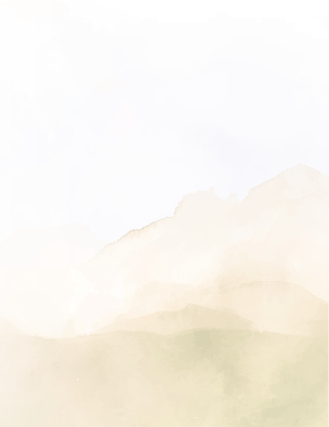 A mountain range in the distance. Description generated by AI