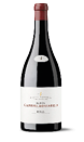 A bottle of wine with a red cap. Description generated by AI