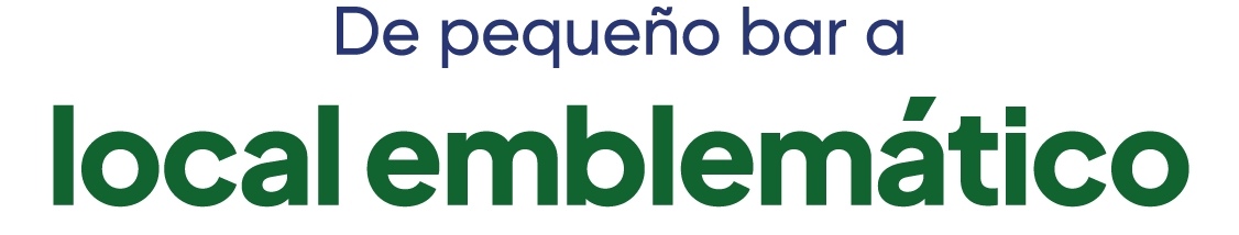 De peque o bar a local emblem tico