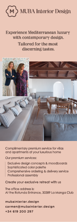A flyer advertising a luxury interior design service. AI generated content