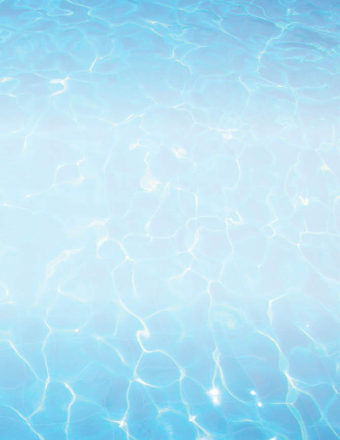 Blue ripped water in swimming pool